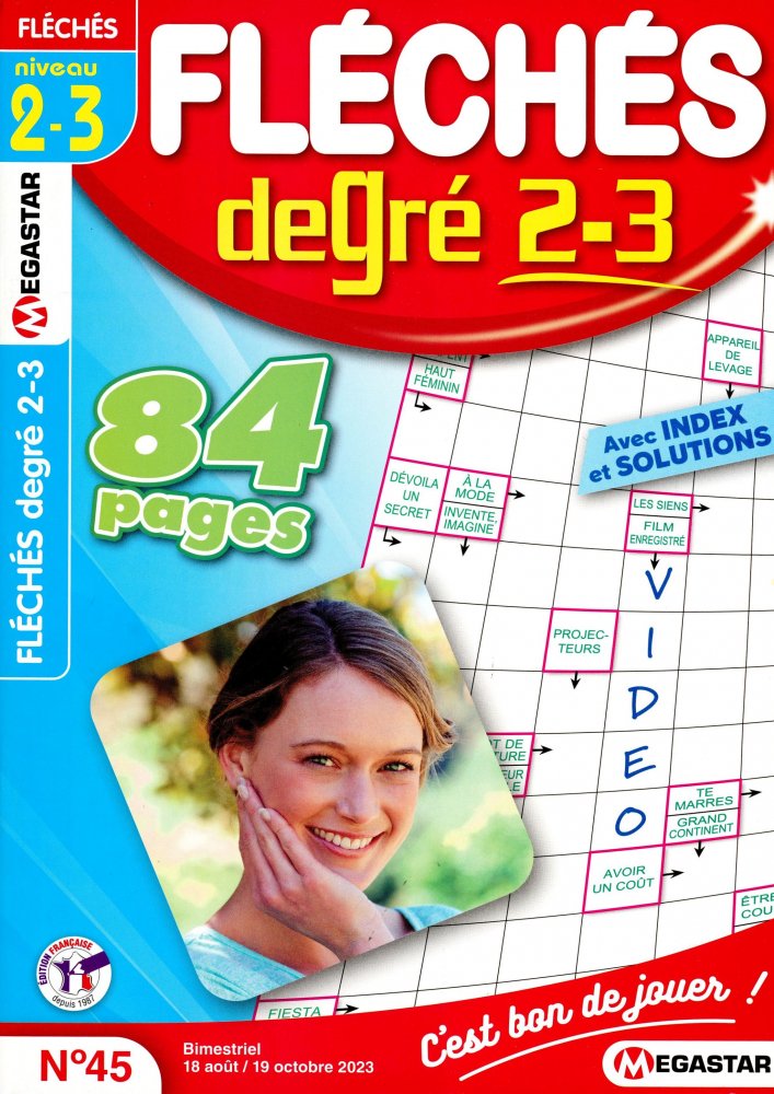Numéro 45 magazine MG Fléchés Degré  Niveau 2-3