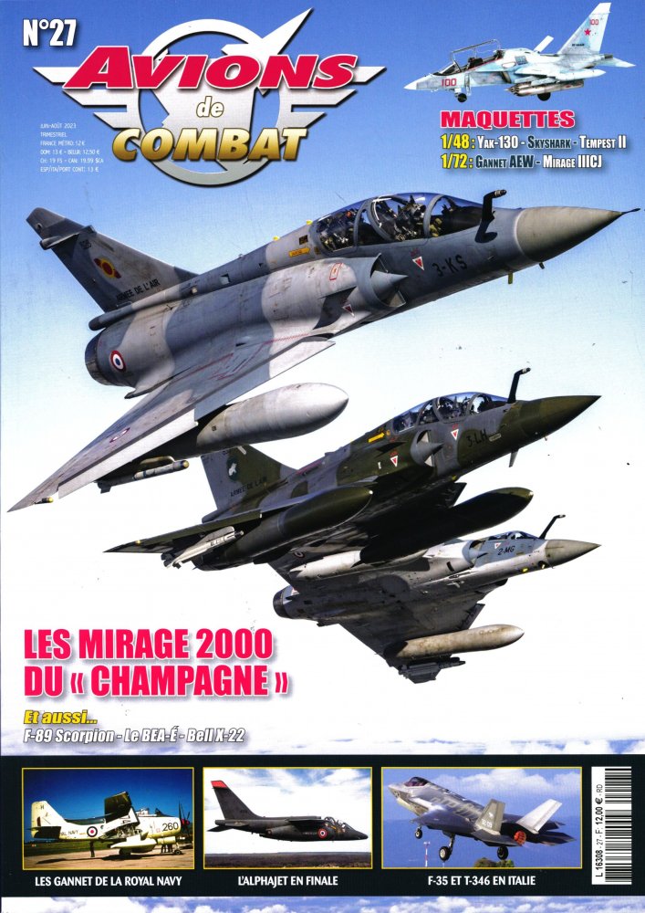 Numéro 27 magazine Avions De Combat