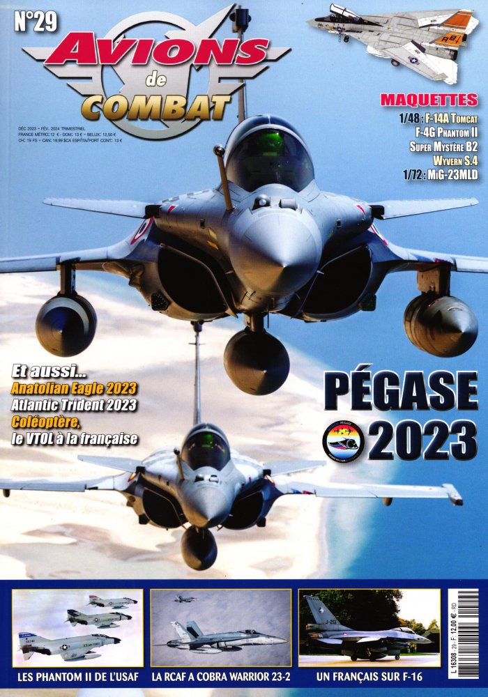 Numéro 29 magazine Avions De Combat