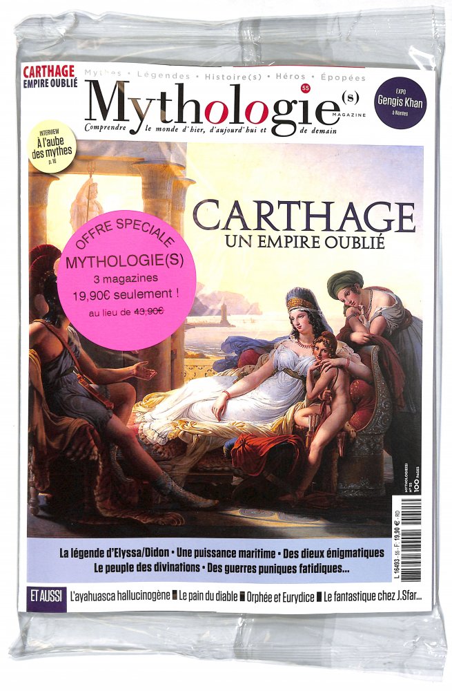 Numéro 55 magazine Mythologie(s) + 2 Numéros
