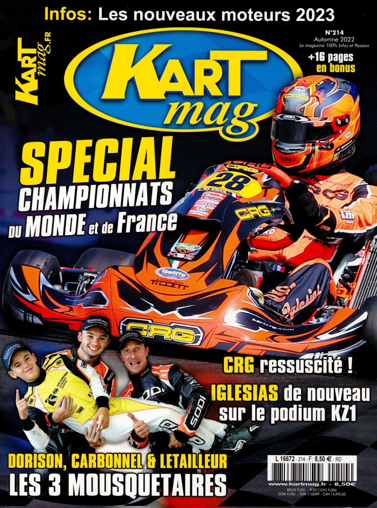 Numéro 214 magazine Kart Mag