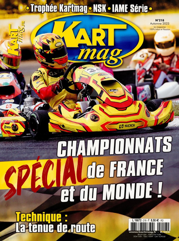 Numéro 218 magazine Kart Mag