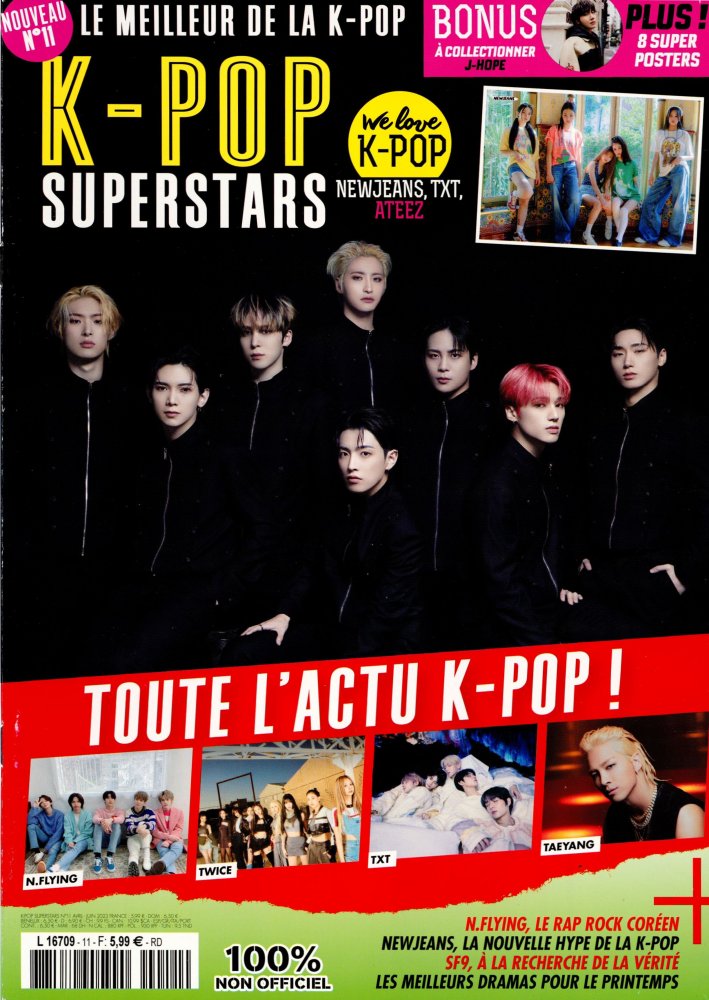 Numéro 11 magazine K-Pop Superstars