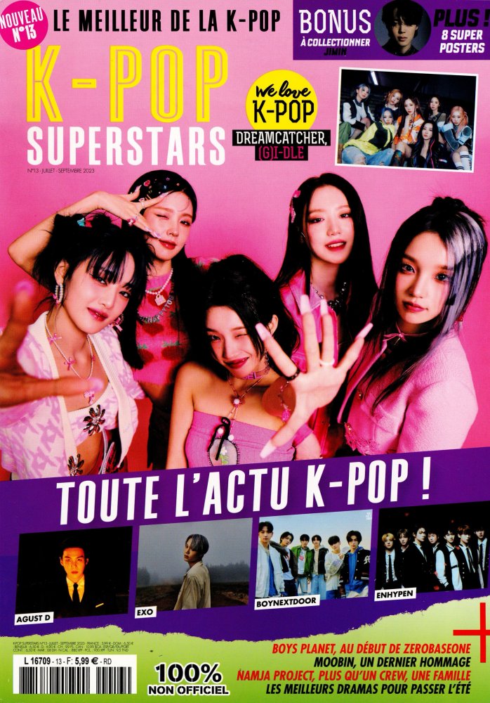 Numéro 13 magazine K-Pop Superstars