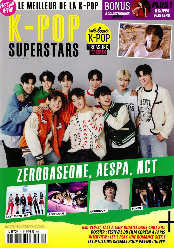 Numéro 16 magazine K-Pop Superstars