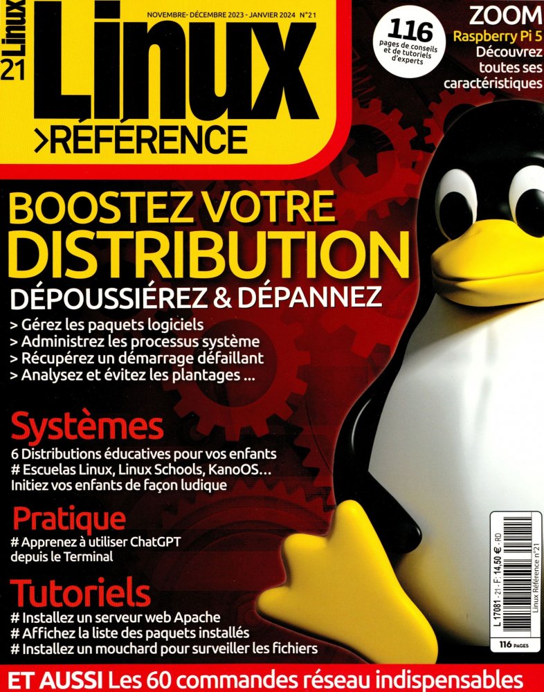 Numéro 21 magazine Linux Référence