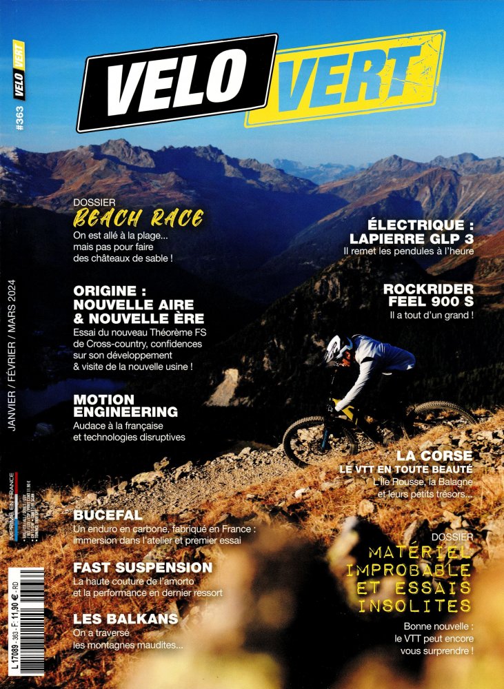Numéro 363 magazine Vélo Vert