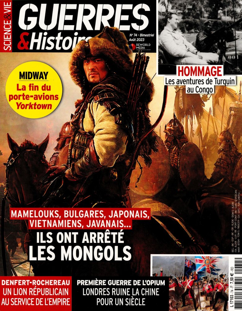 Numéro 74 magazine Guerres & Histoire Science & Vie
