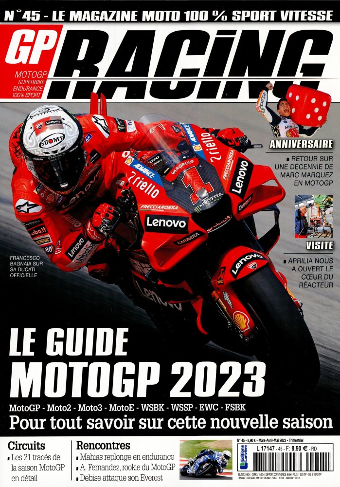 Numéro 45 magazine GP Racing
