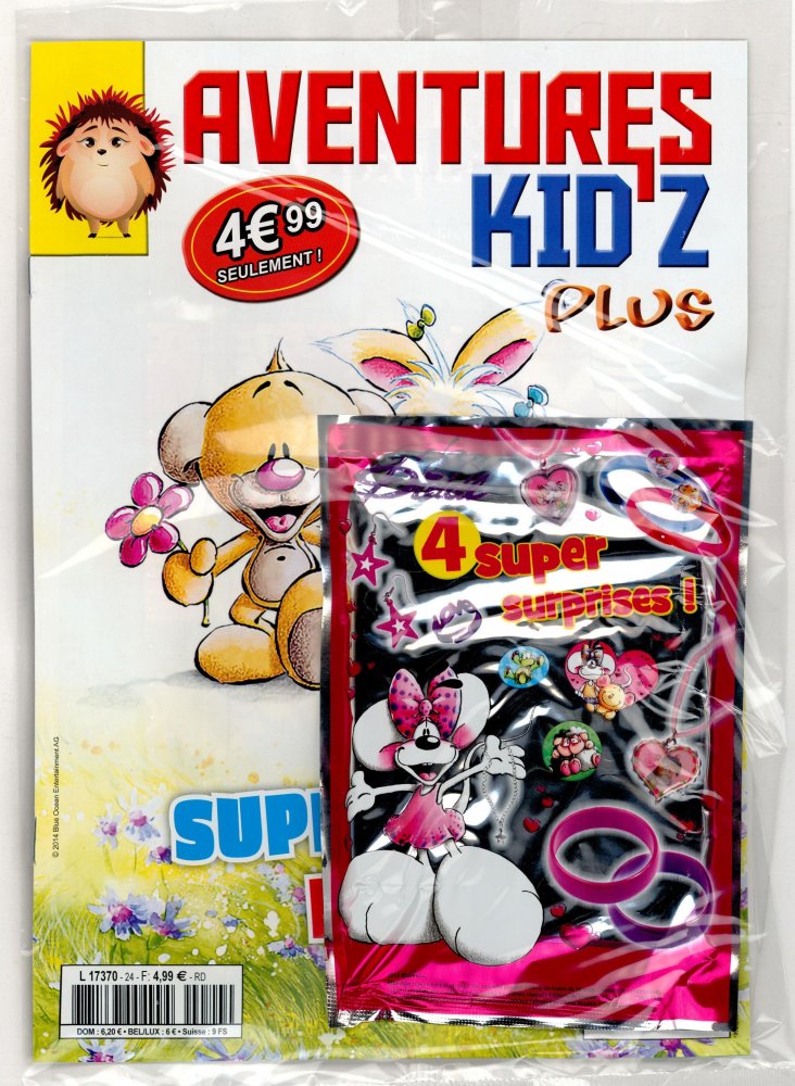 Numéro 24 magazine Aventures Kid'z +Surprises Diddl