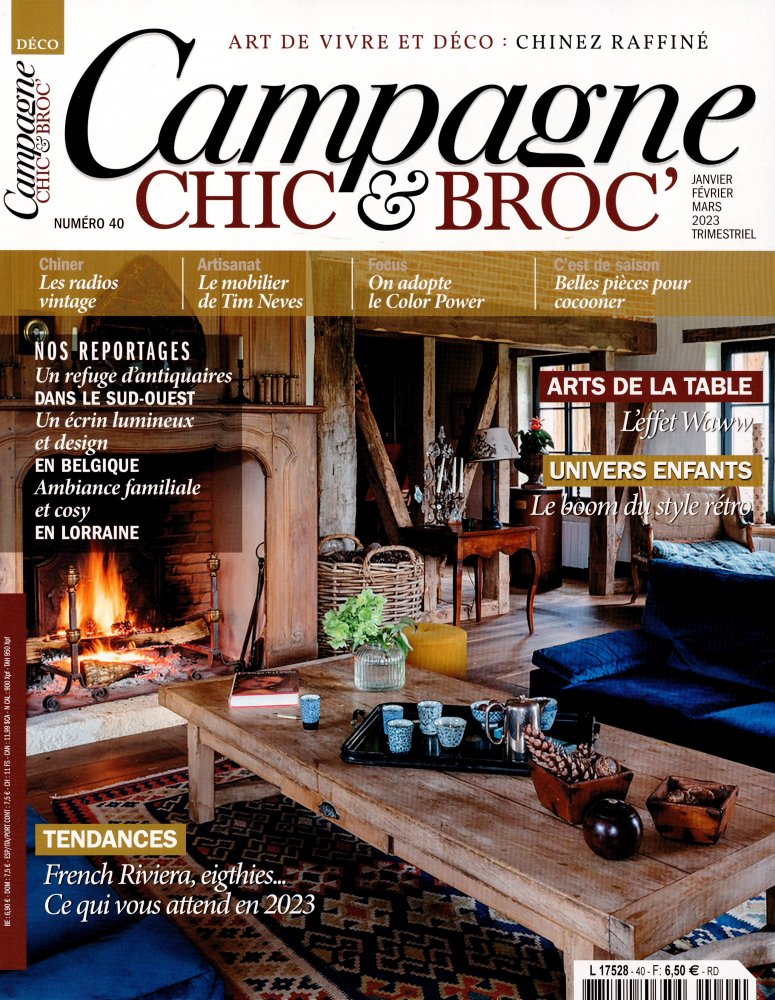 Numéro 40 magazine Campagne Chic & Broc' + Revue