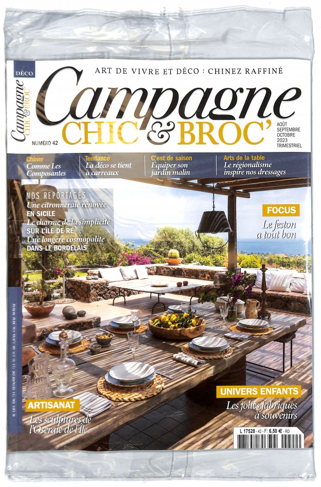 Numéro 42 magazine Campagne Chic & Broc' + Revue offerte