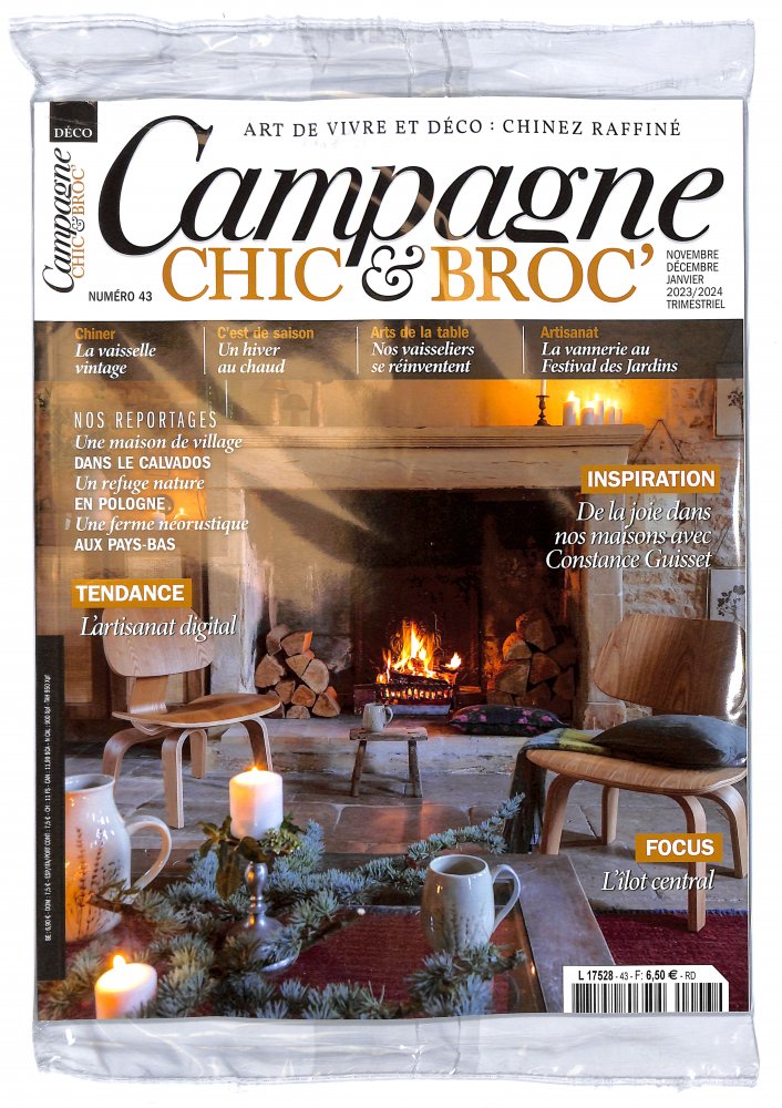 Numéro 43 magazine Campagne Chic & Broc' + Revue offerte