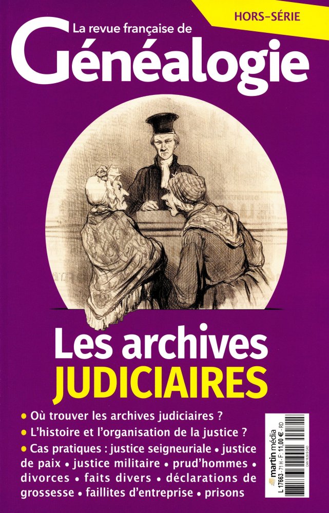 Numéro 71 magazine La Revue Française de Généalogie Hors-Série