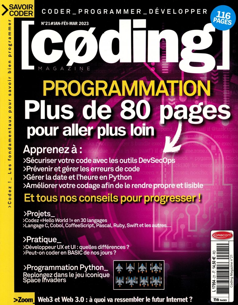 Numéro 21 magazine Coding Magazine
