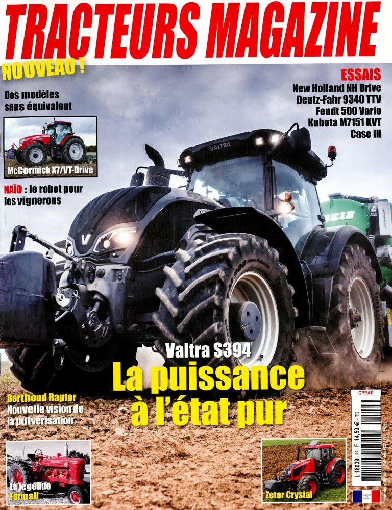 Numéro 29 magazine Tracteurs Magazine