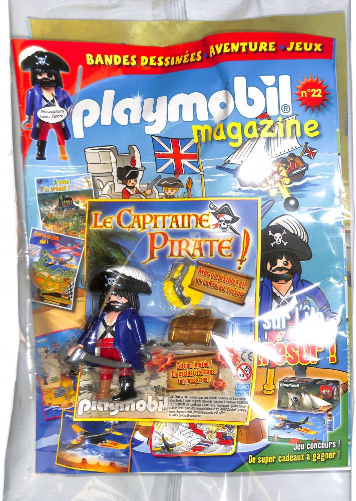 Numéro 8 magazine Méga Aventures + Playmobil Magazine