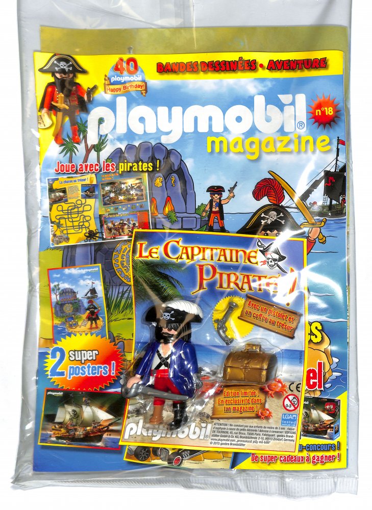 Numéro 9 magazine Méga Aventures + Playmobil Magazine
