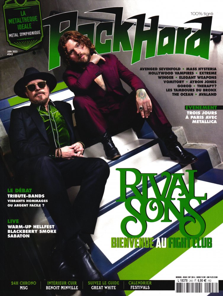 Numéro 243 magazine Rock Hard