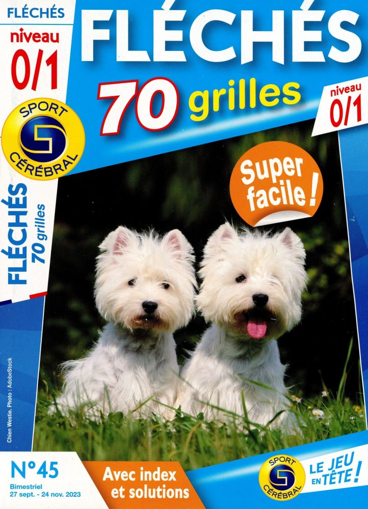 Numéro 45 magazine SC Fléchés 70 Grilles Niv 0-1