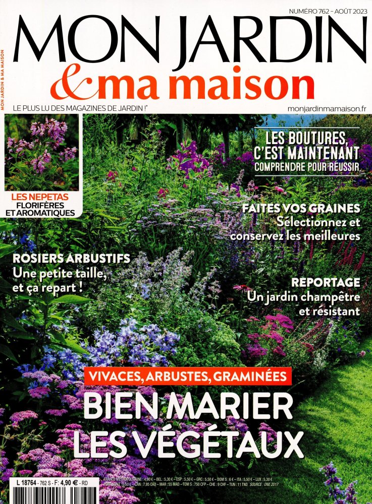 Numéro 762 magazine Mon Jardin & ma maison