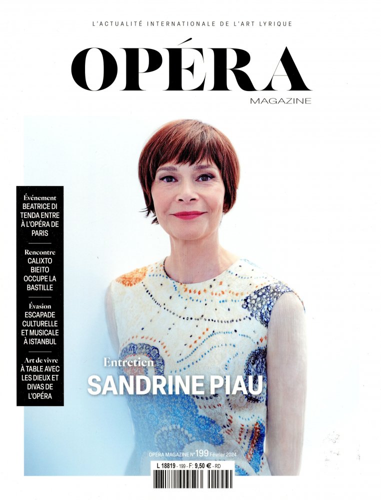 Numéro 199 magazine Opéra Magazine