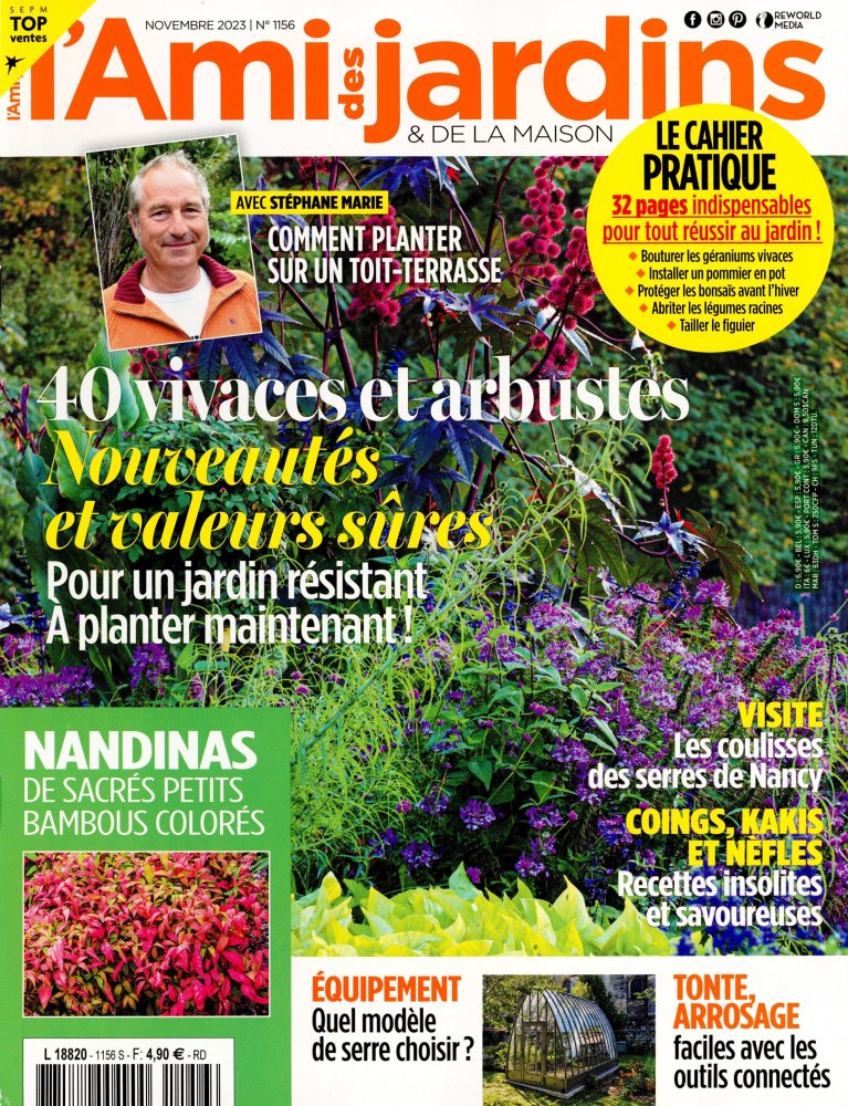 Numéro 1156 magazine L'AMI DES JARDINS ET DE LA MAISON