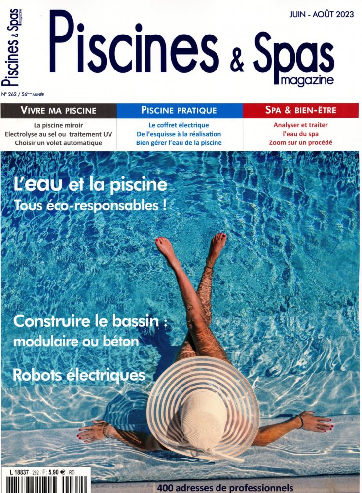 Numéro 262 magazine Piscines & Spas magazine