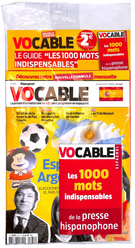 Numéro 876 magazine Vocable Espagnol