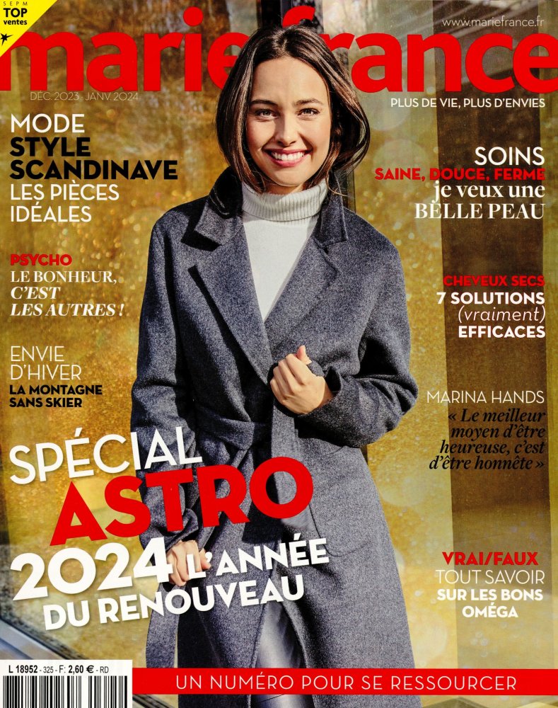 Numéro 325 magazine Marie France
