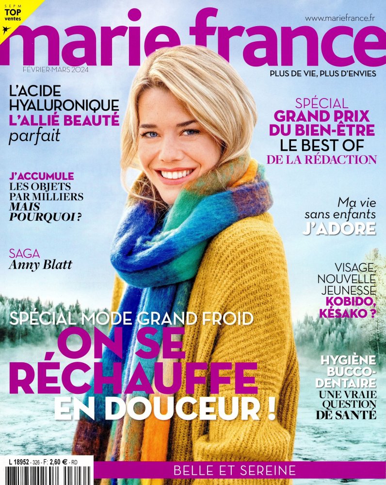 Numéro 326 magazine Marie France