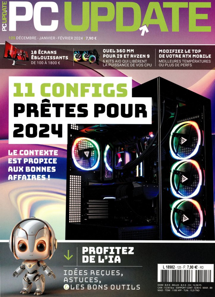 Numéro 125 magazine PC Update