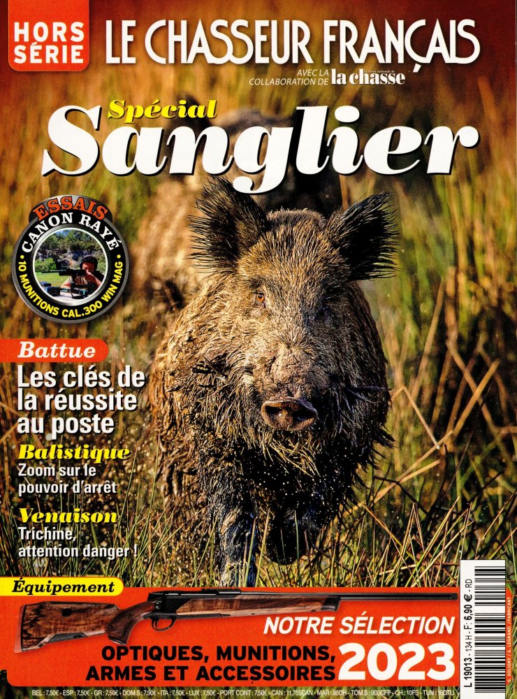 Numéro 134 magazine Le Chasseur Français Hors-série - Spécial Sanglier
