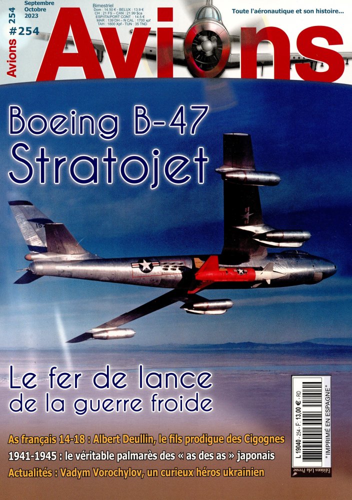 Numéro 254 magazine Avions