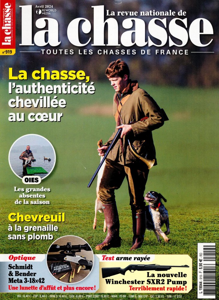Numéro 919 magazine La Revue Nationale de la Chasse