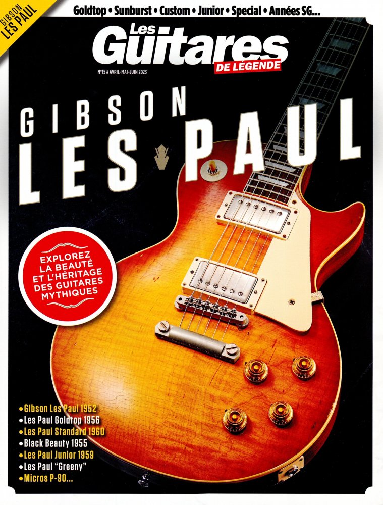 Numéro 15 magazine Les Guitares De Légende
