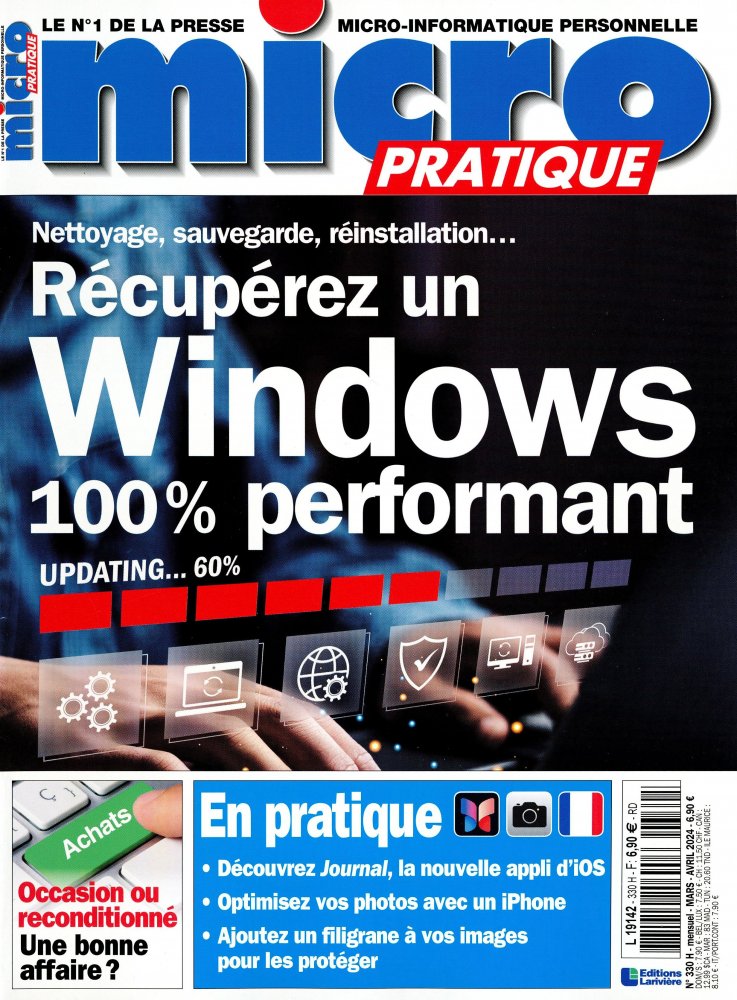 Numéro 330 magazine Micro Pratique