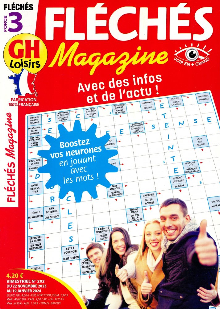 Numéro 202 magazine GH Fléchés Magazine Force 3