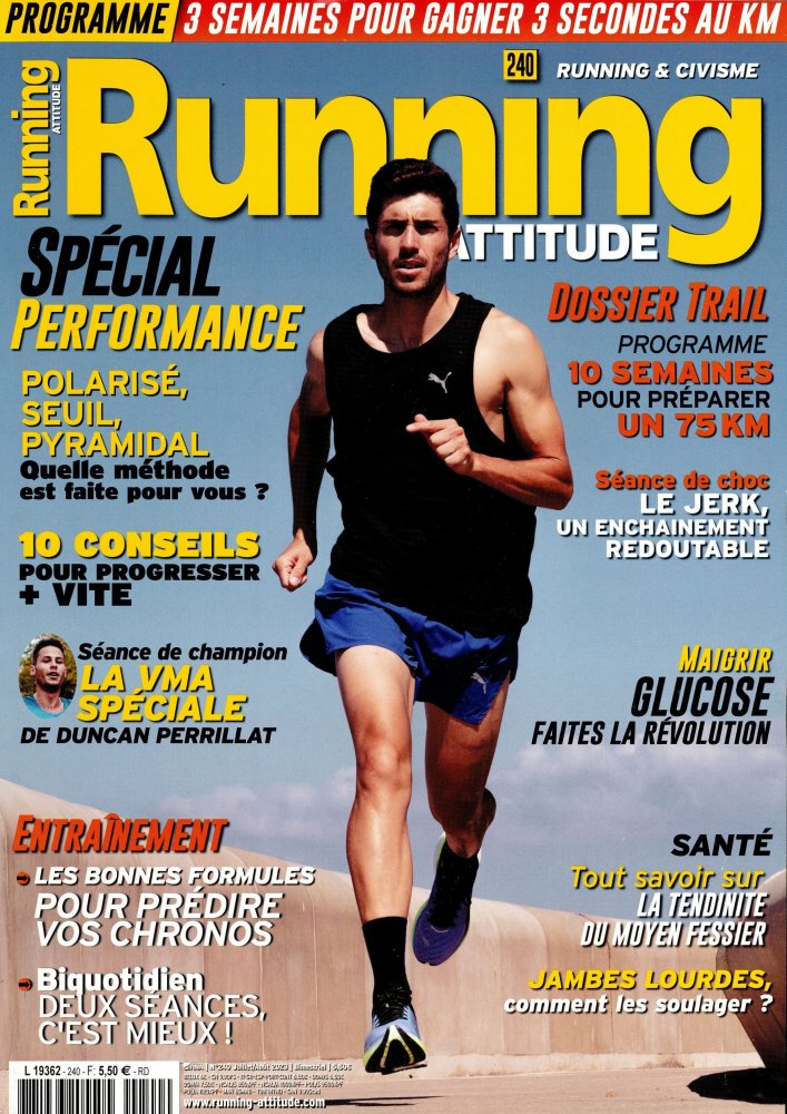 Numéro 240 magazine Running Attitude