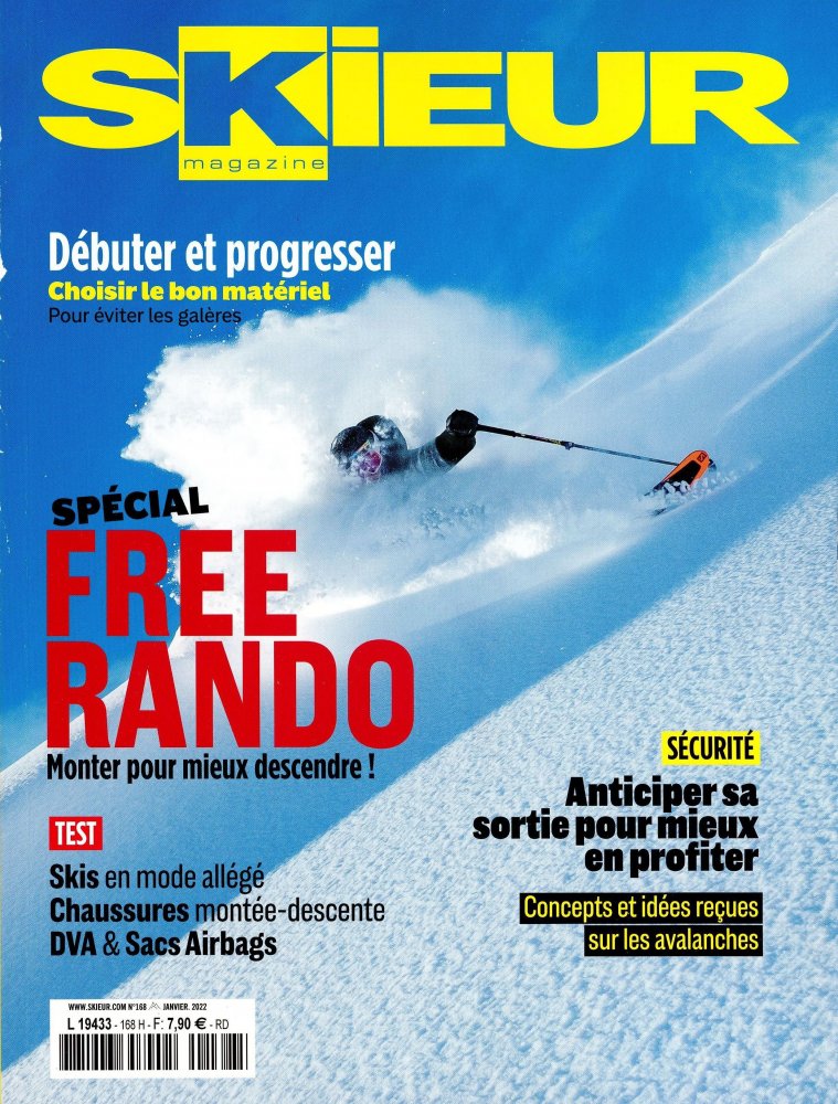Numéro 168 magazine Skieur magazine