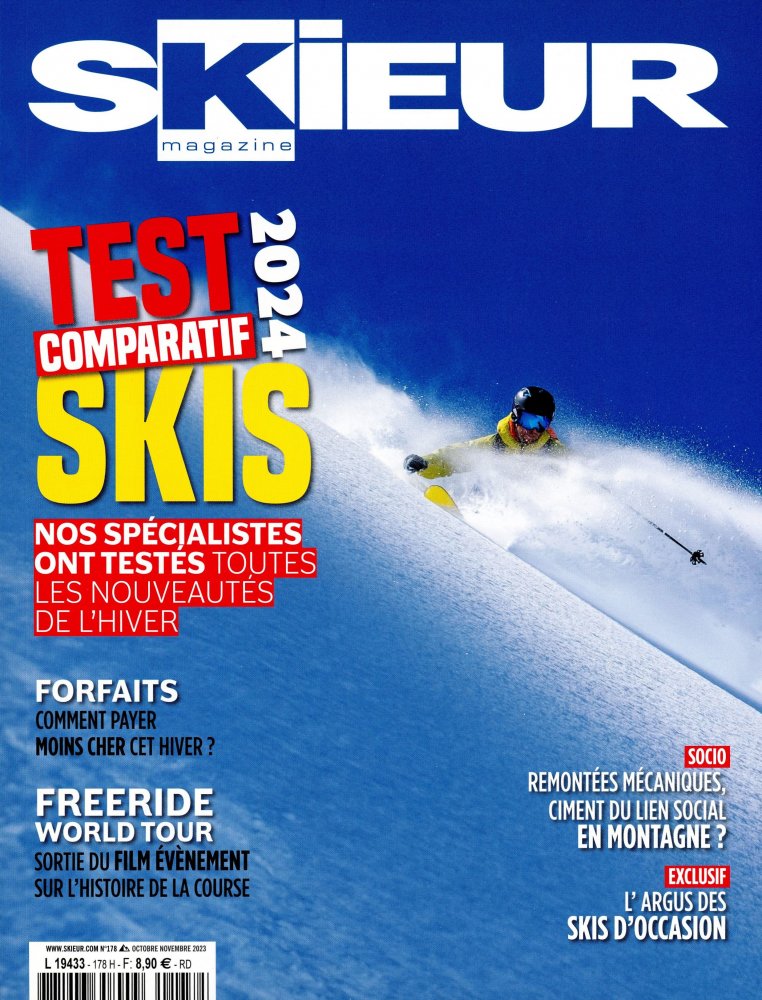 Numéro 178 magazine Skieur magazine