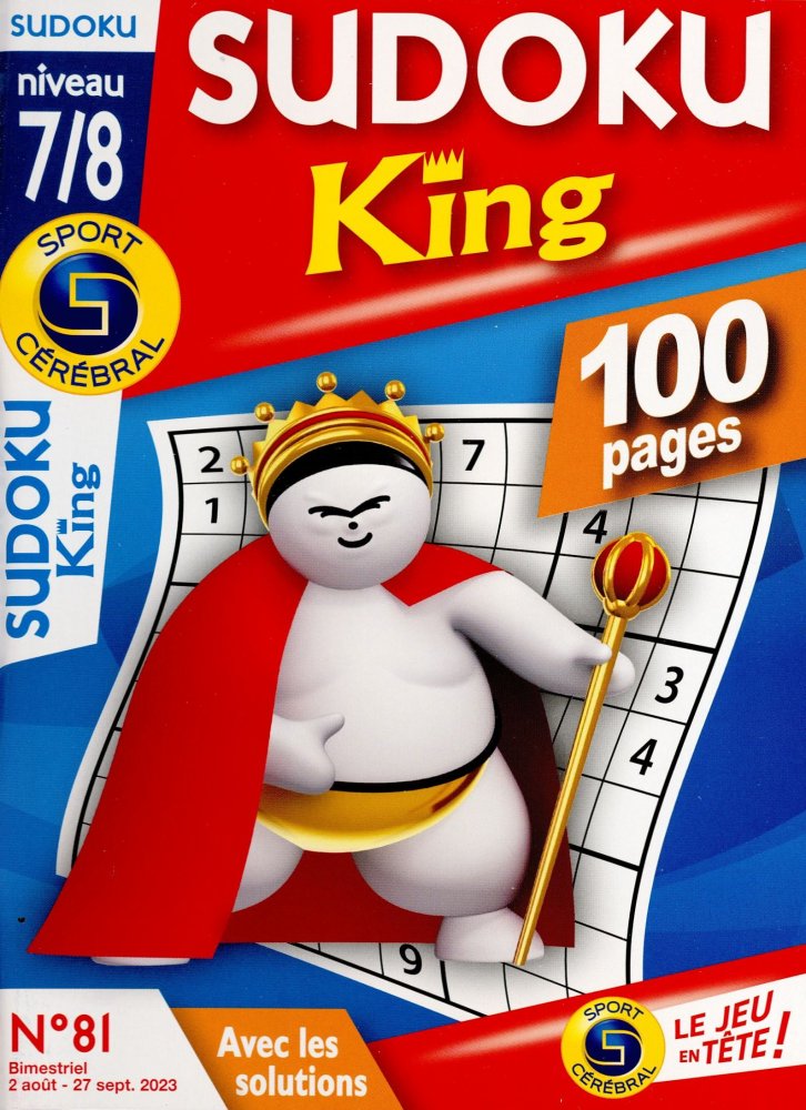 Numéro 81 magazine SC Sudoku King Niv 7/8