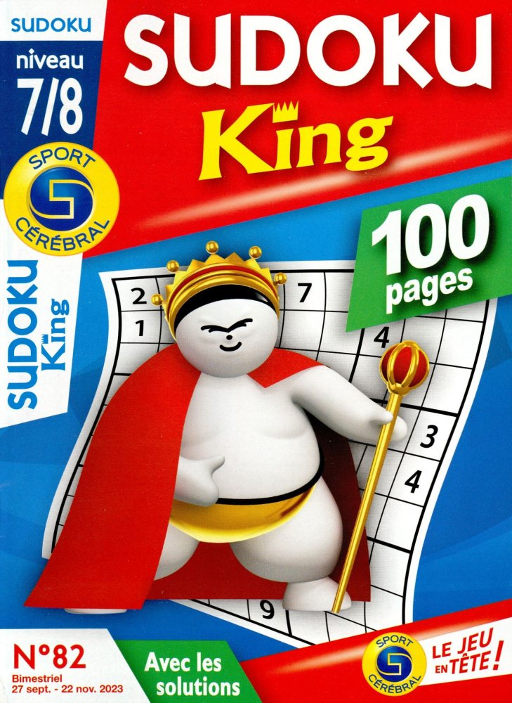 Numéro 82 magazine SC Sudoku King Niv 7/8
