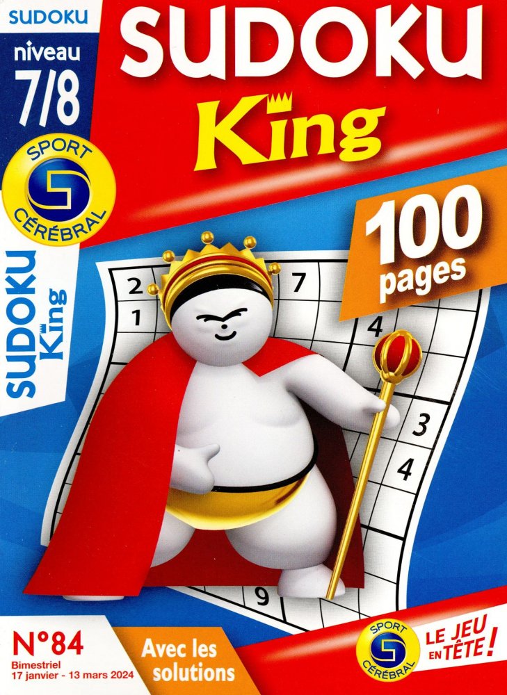 Numéro 84 magazine SC Sudoku King Niv 7/8