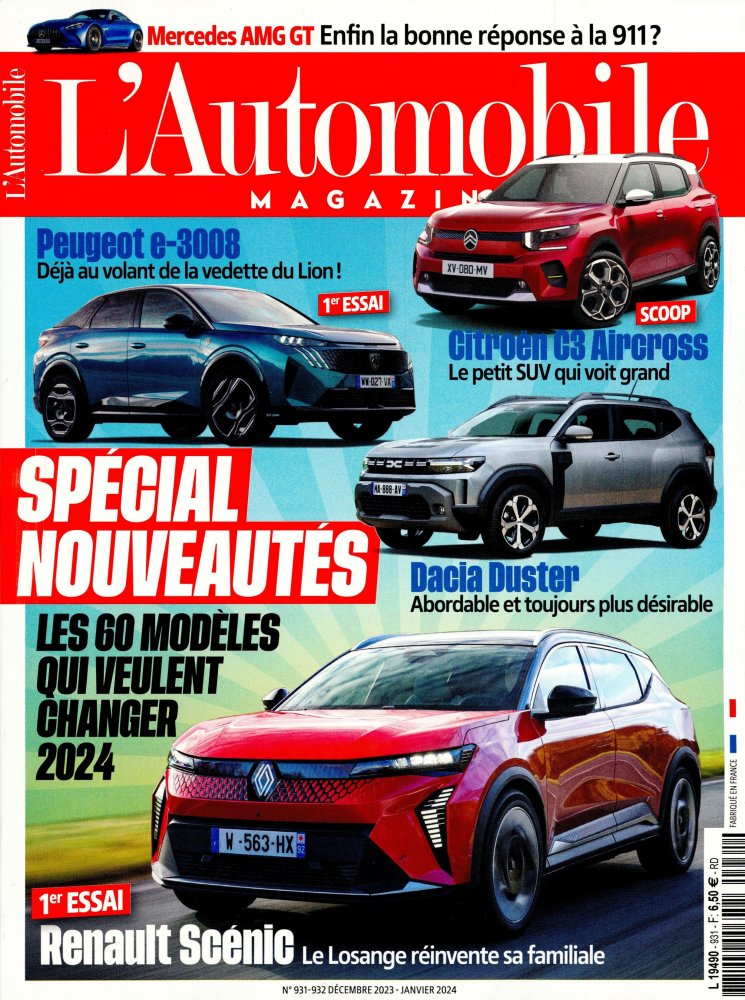 Numéro 931 magazine L'Automobile Magazine
