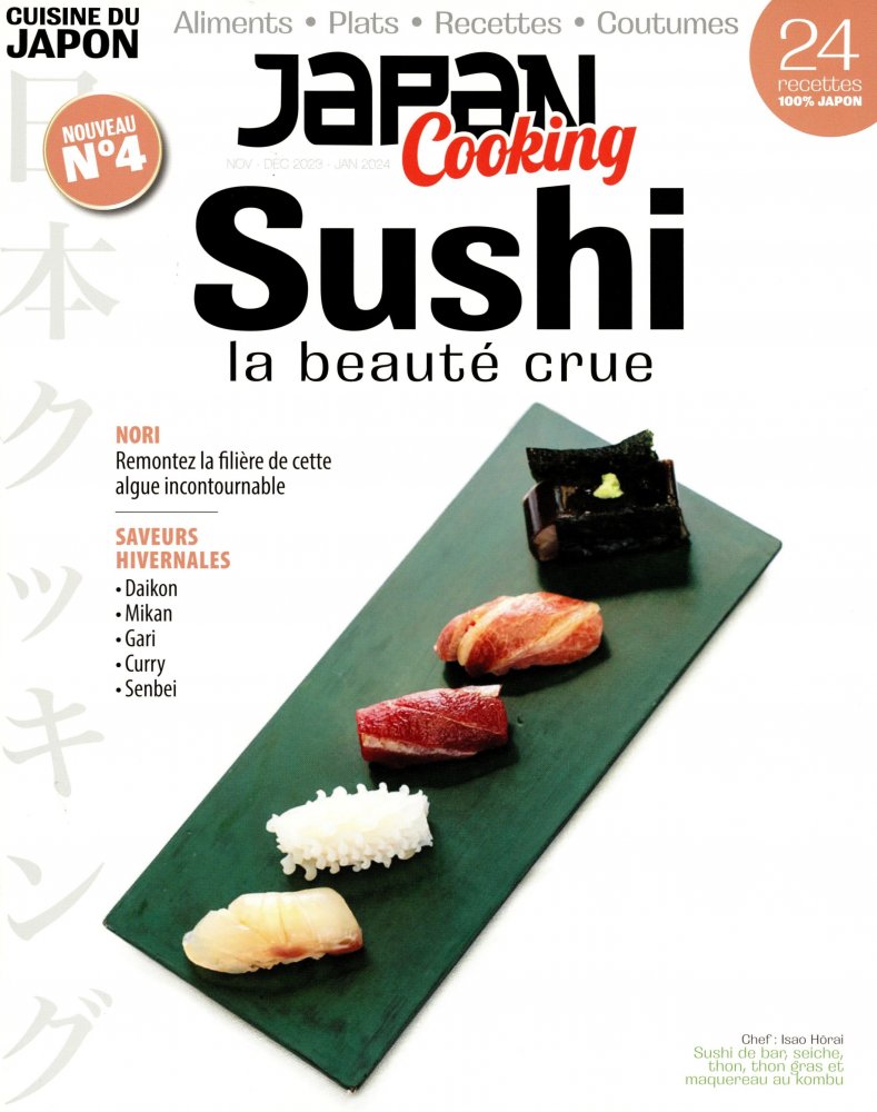 Numéro 4 magazine Japan Cooking