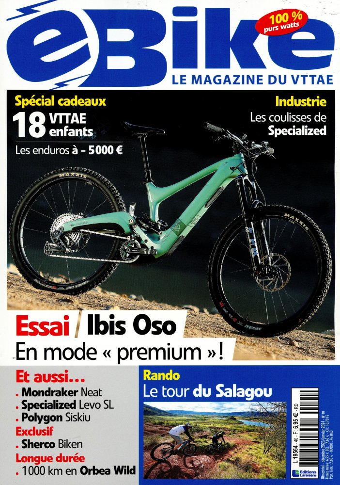 Numéro 40 magazine E Bike