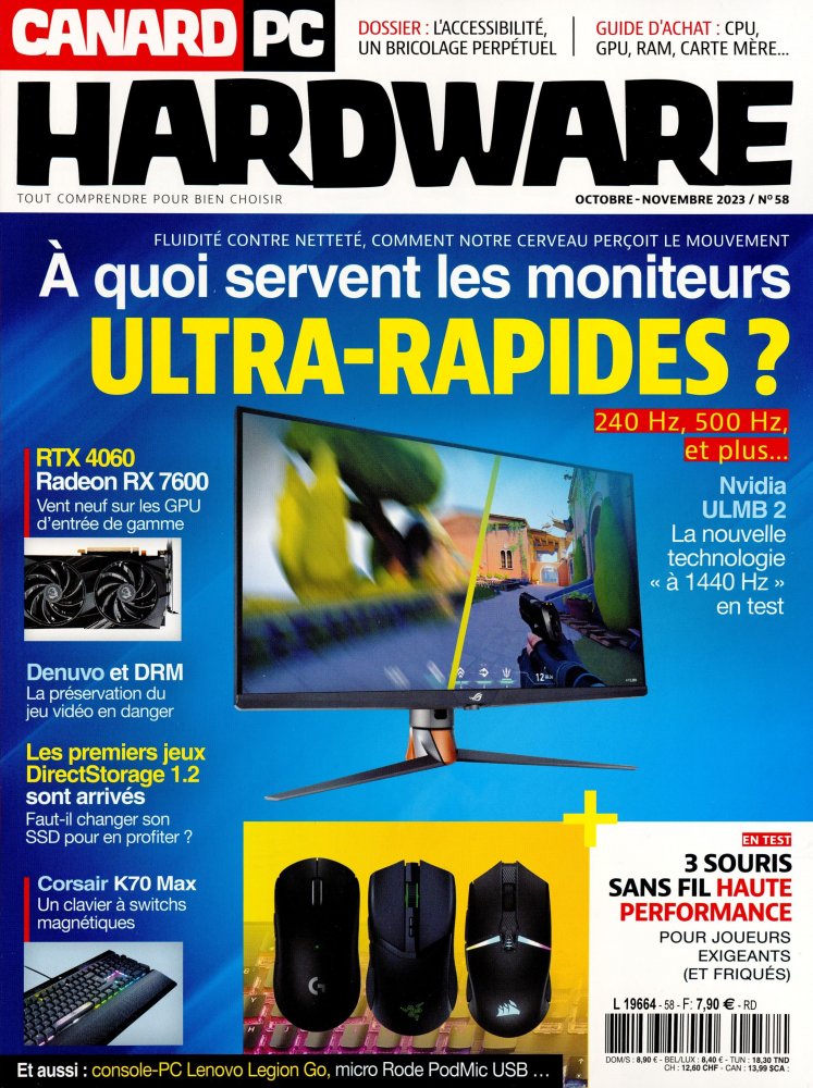 Numéro 58 magazine Canard PC Hardware