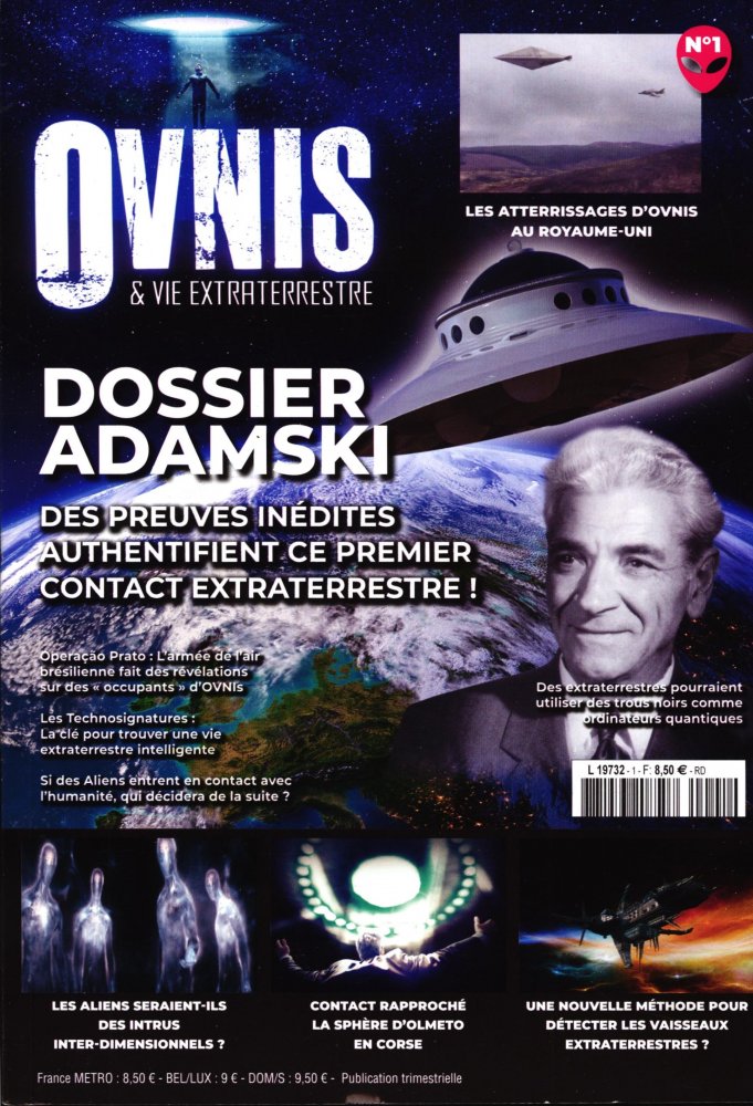 Numéro 1 magazine Ovnis et Vie Extraterrestre