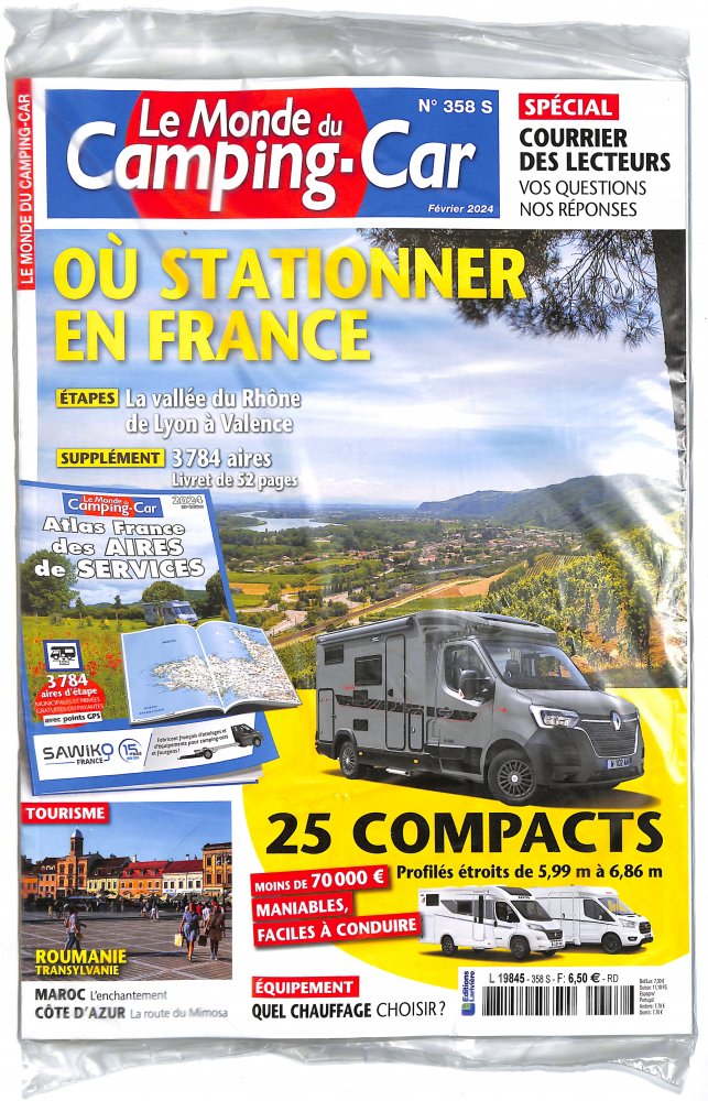 Numéro 358 magazine Le Monde du Camping-Car